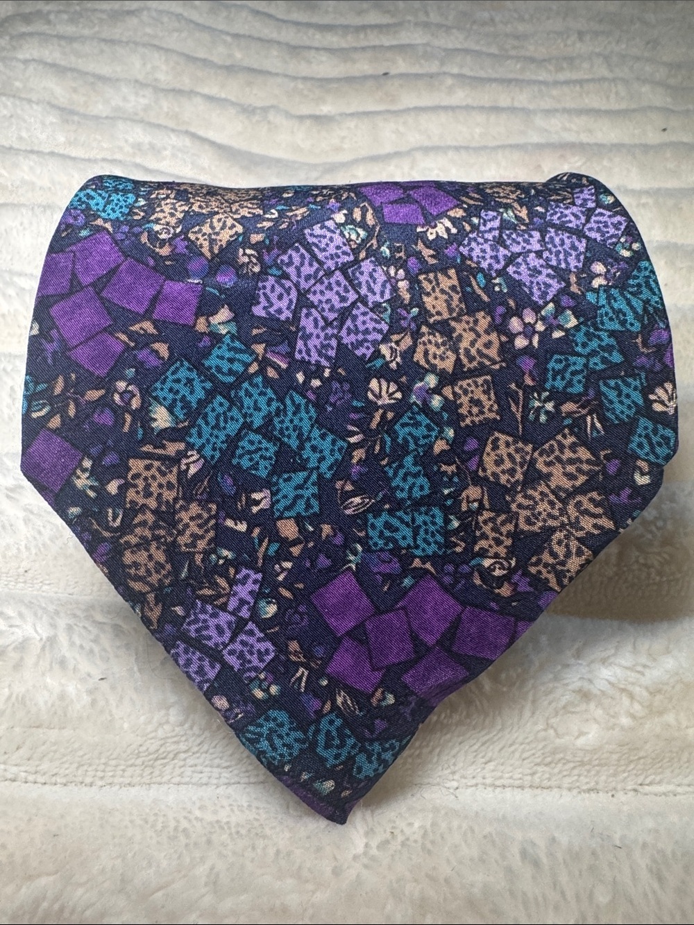 MISSONI Multicolor Silk Tie (formal, business, preppy)